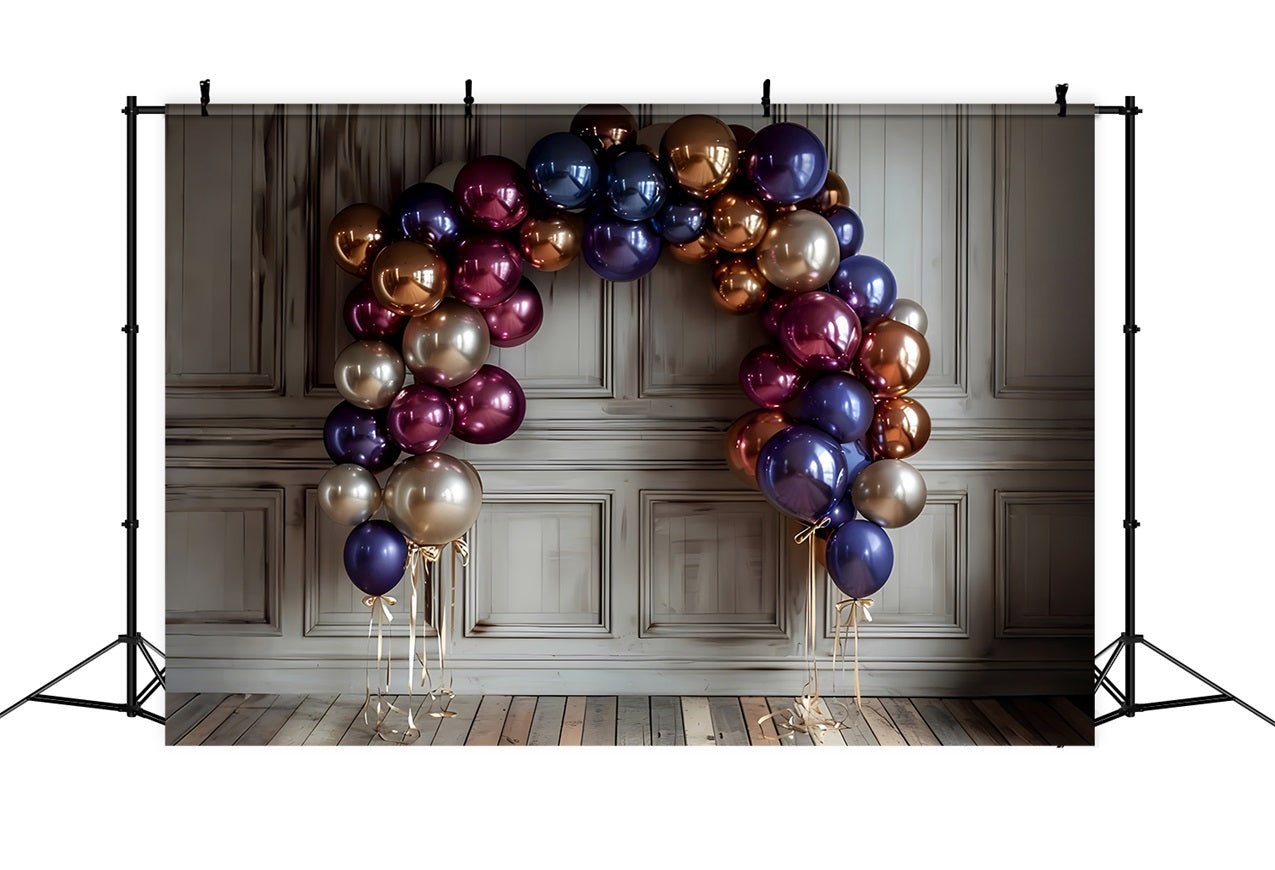 Toile de Fond Mur Rétro Exposition Ballons Mixtes BRP10-288
