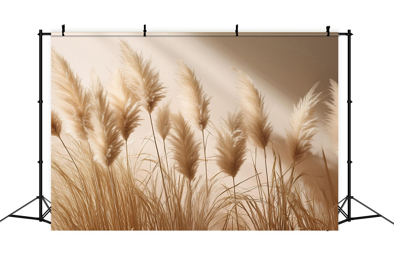 Toile de fond Décor doux pampas bohème simple BRP10-72