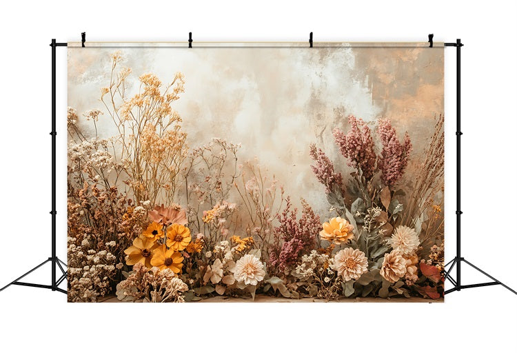 Toile de fond Pampas texturé bohème chaleureux BRP10-74