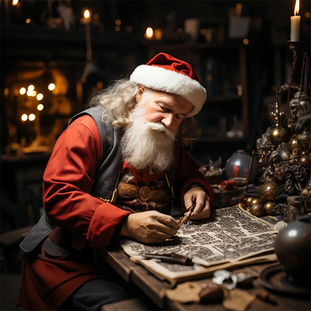 Toile de fond Atelier D'Artisanat Du Père Noël BRP11-135