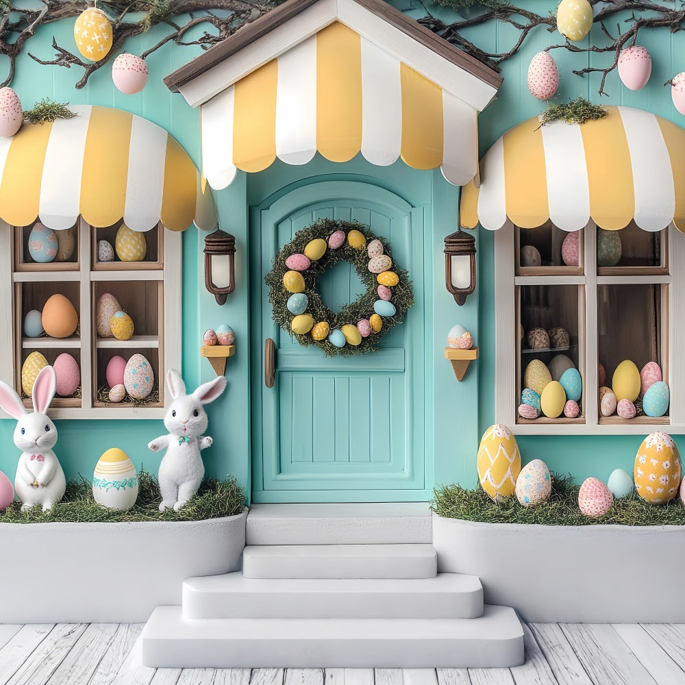 Fond Photo Pâques Scène Magique de Lapin Boutique BRP12-734