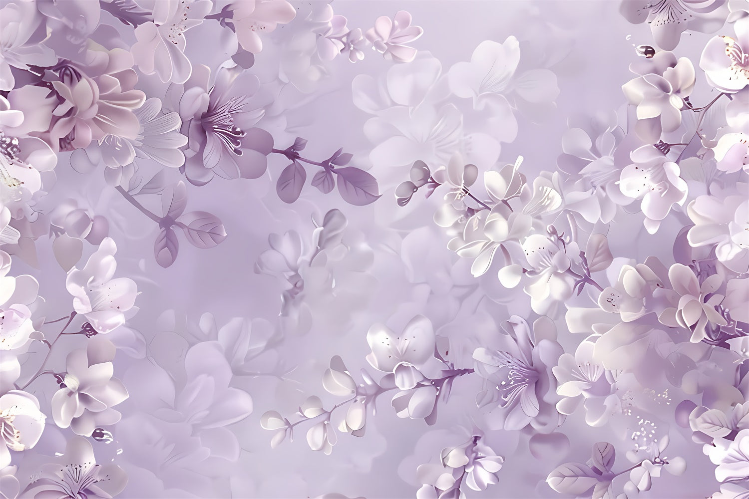 Fond Photo Fleurs Lavande Rêve Florale BRP2-64