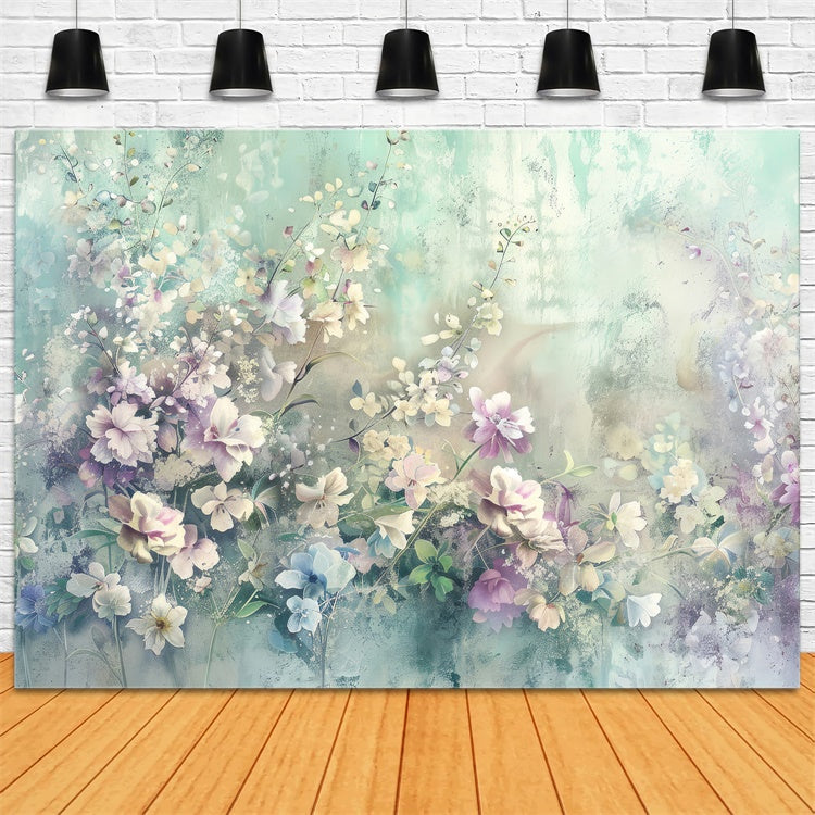 Fond Photo Floral Aquarelle Douce Rêverie BRP2-72