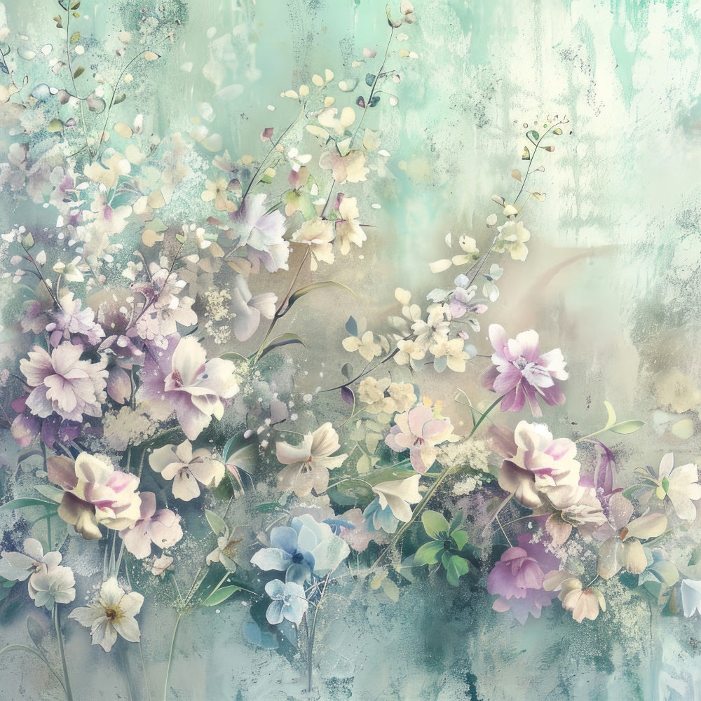 Fond Photo Floral Aquarelle Douce Rêverie BRP2-72