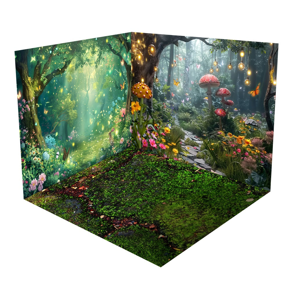 Ensemble de Salle Jardin Papillons Rêveurs Magie BRP2-8