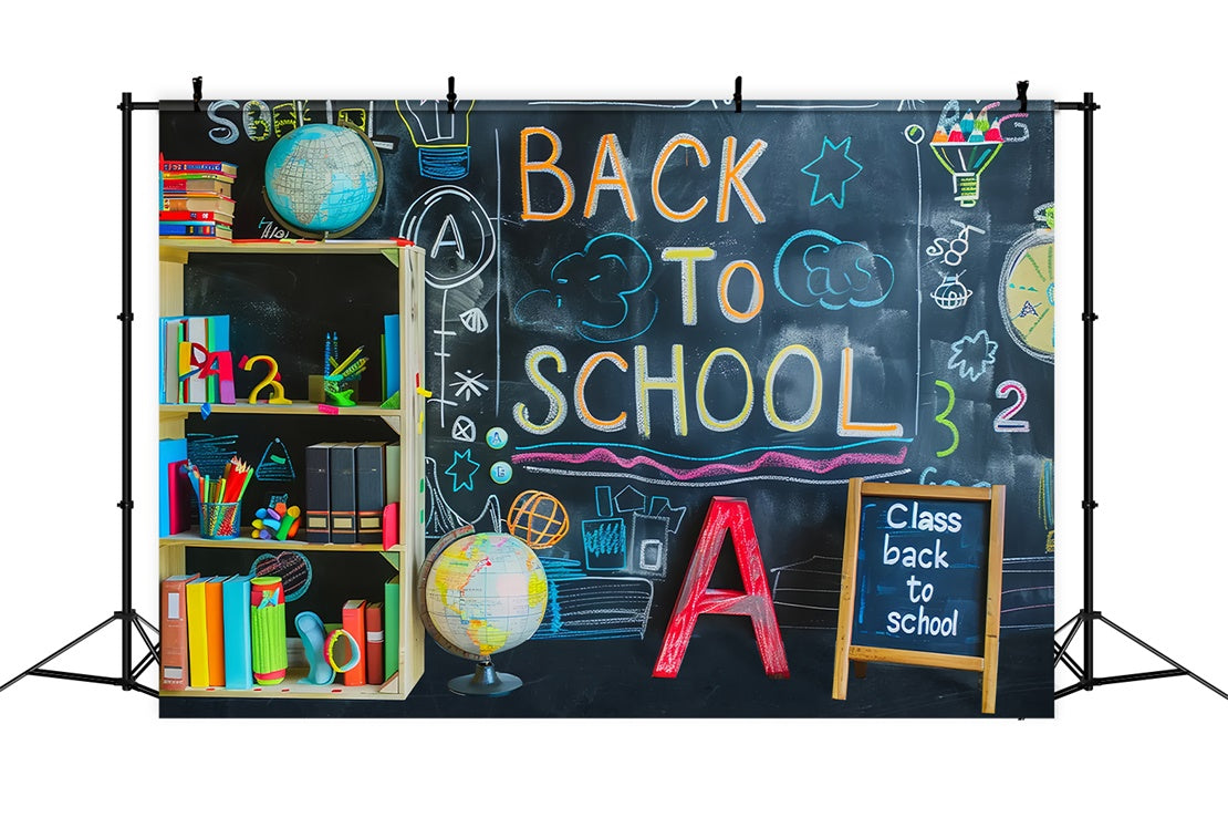 Toile de Fond Retour à l'École Temps d'Étudier BRP7-174