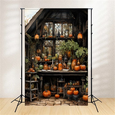Toile de fond de cuisine rétro peinte d'automne BRP7-82