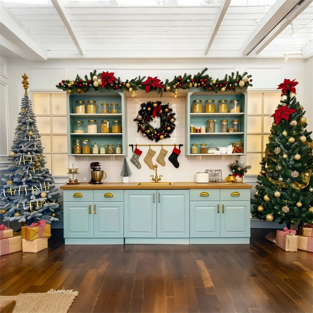 Toile de fond de Cuisine de Célébration de Noël BRP8-3