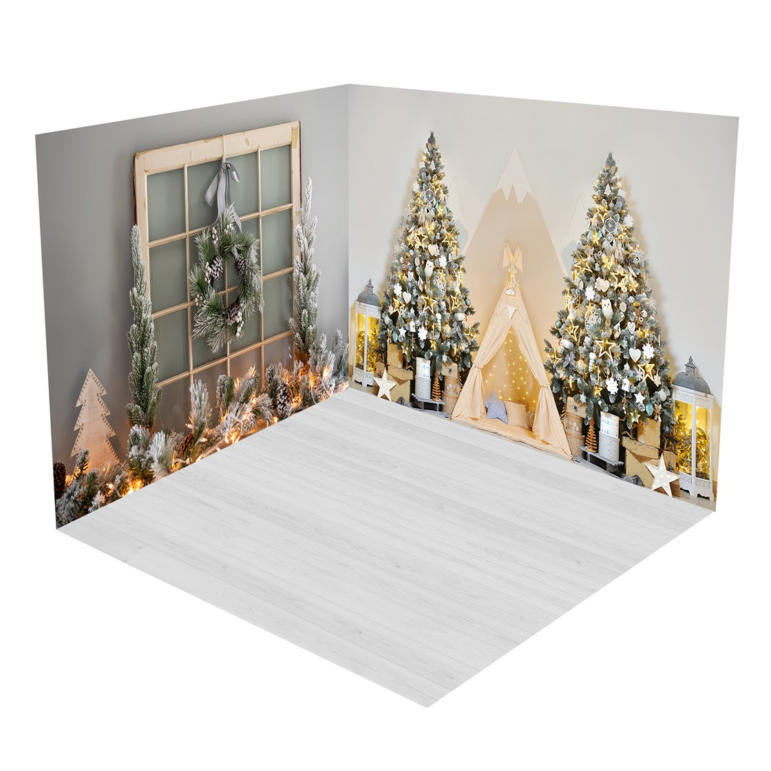Ensemble de Salle Arbre de Noël et Lanterne de Tente BRP8-378