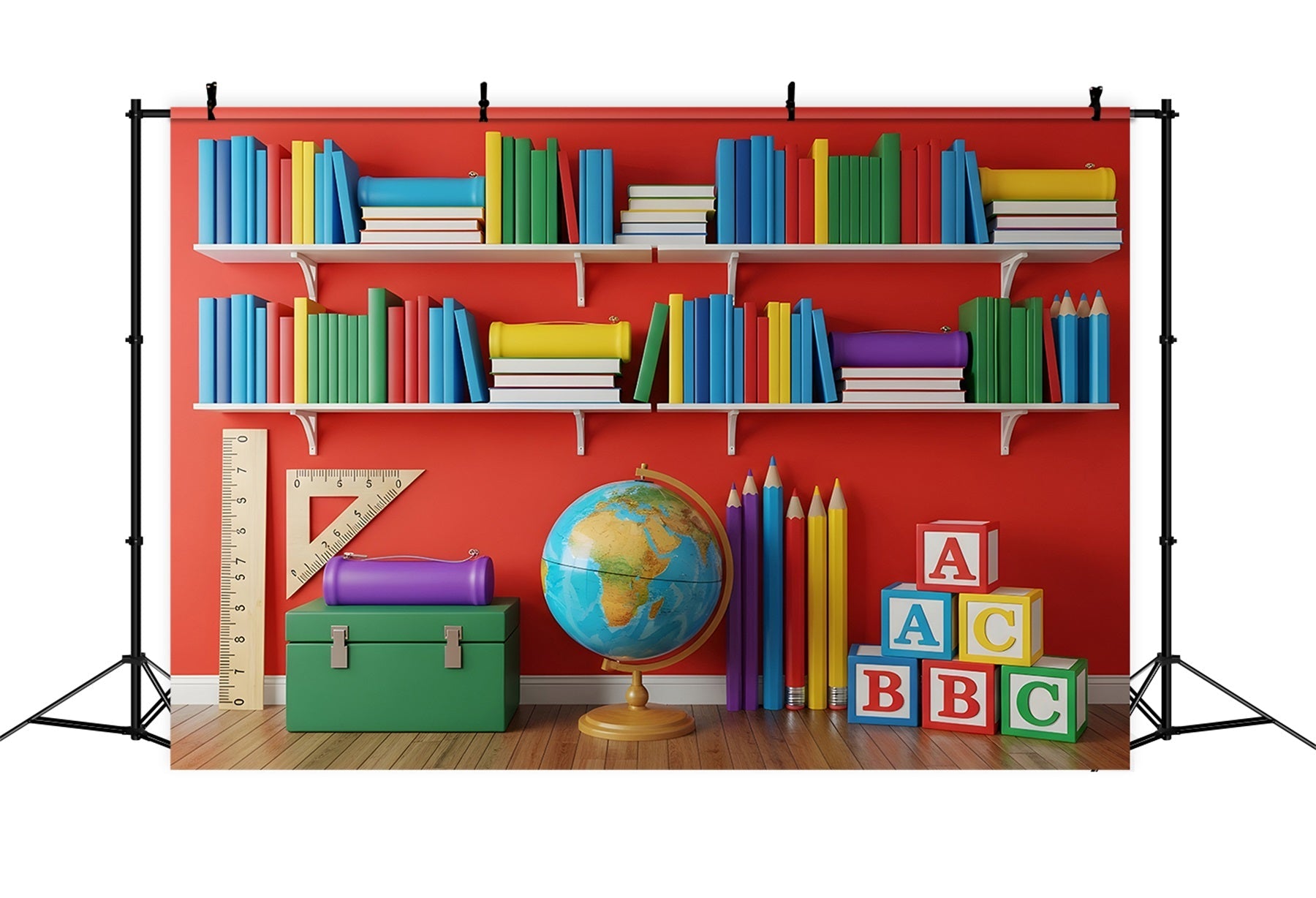 Fond photo école Bibliothèque de Classe Vibrante Par Magali