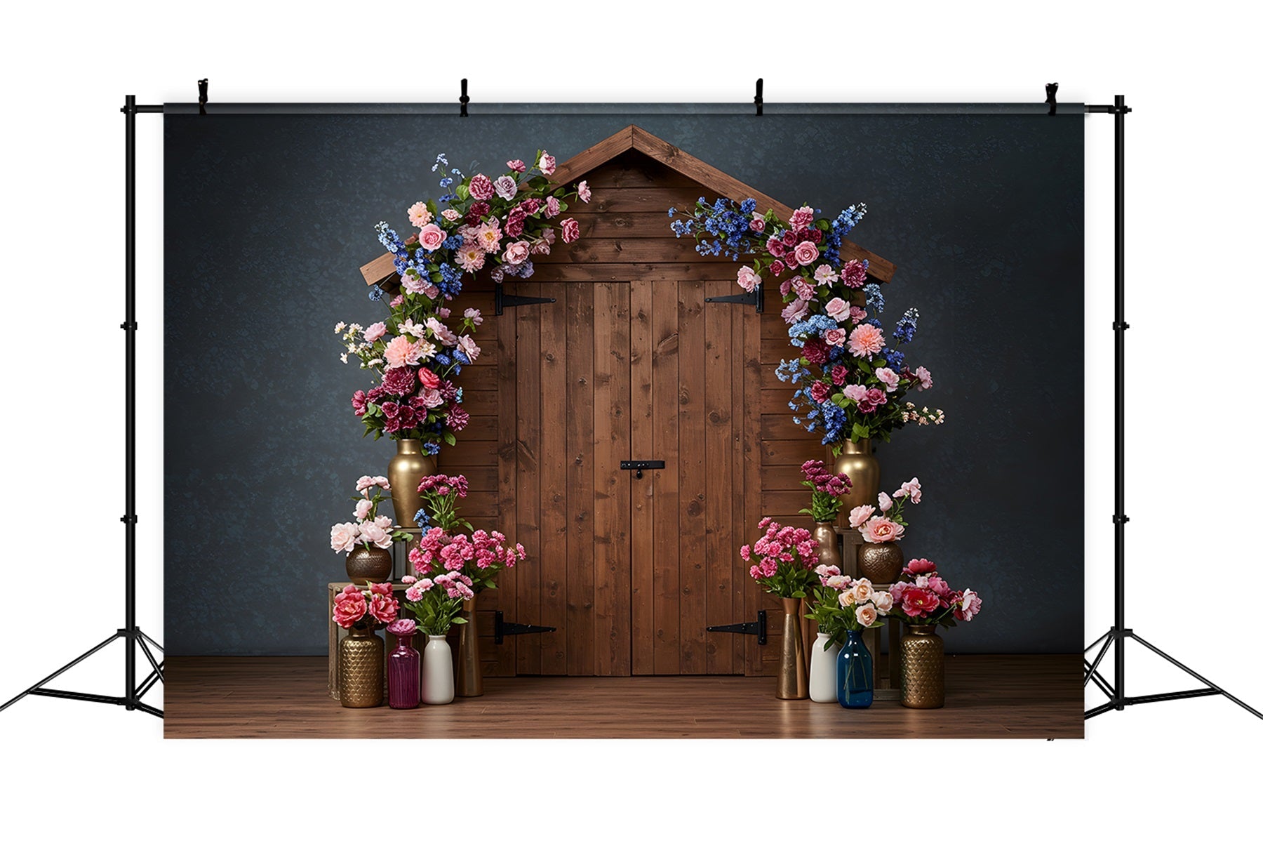 Fond Photo Fête des Mères Porte Grange Rose Bleue Par Magali