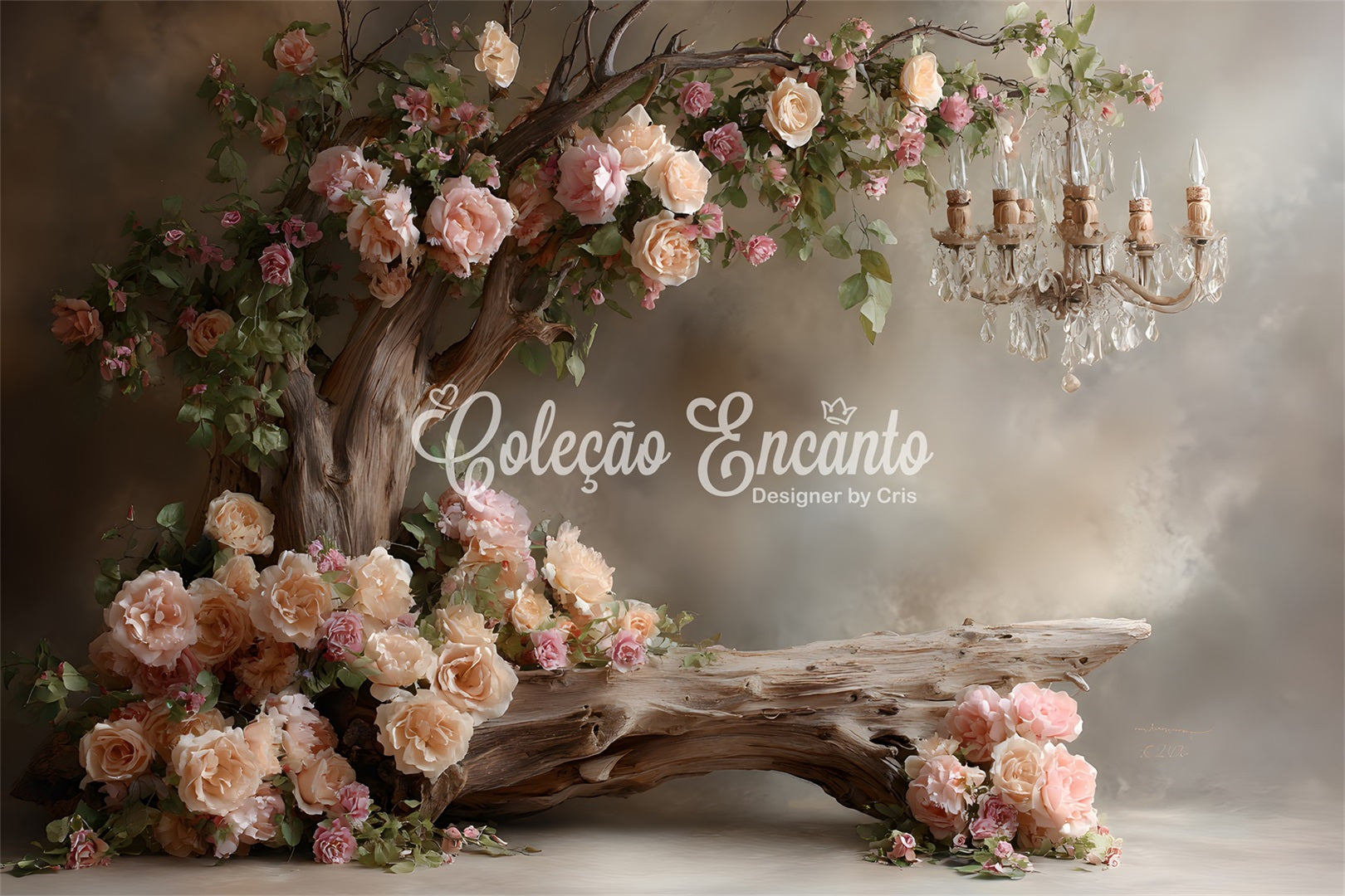 Toile de fond Fête des Mères Arche De Jardin Roses En Fleurs Par Magali