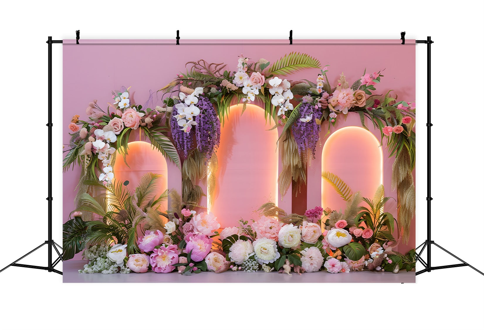 Toile de fond Studio Fête des Mères Arrangement Floral Pastel Élégant Par Magali