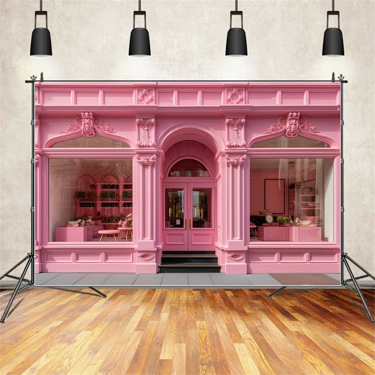 Toile de fond Photoshoot Fille Rose Boutique Parisienne Rose CJJ2-103