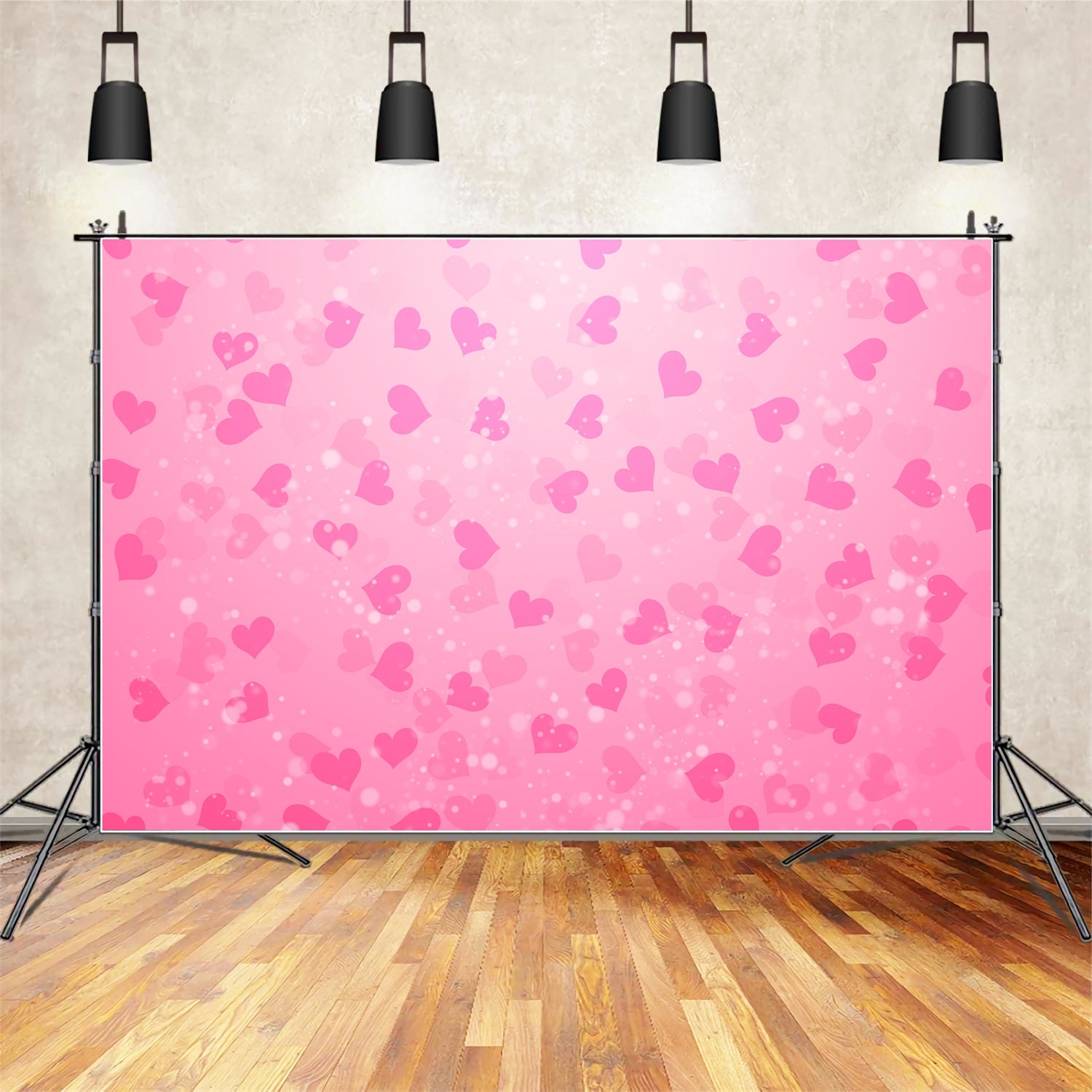 Toiles de fond Fille Rose Bokeh Amour Brillant Rose CJJ2-71