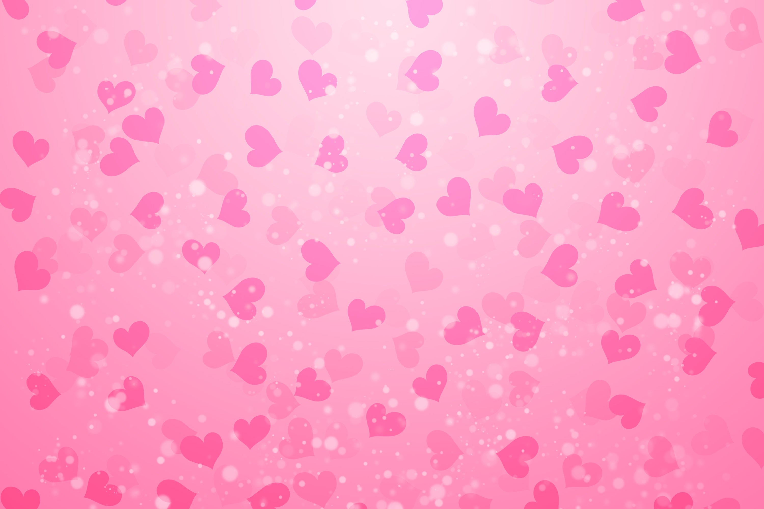 Toiles de fond Fille Rose Bokeh Amour Brillant Rose CJJ2-71