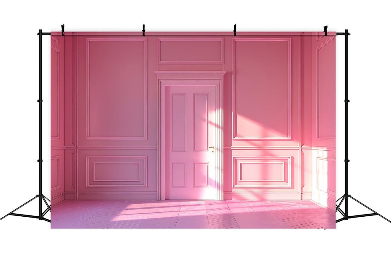 Toile de fond Poupée Mode Design Chambre Classique Rose CJJ2-95