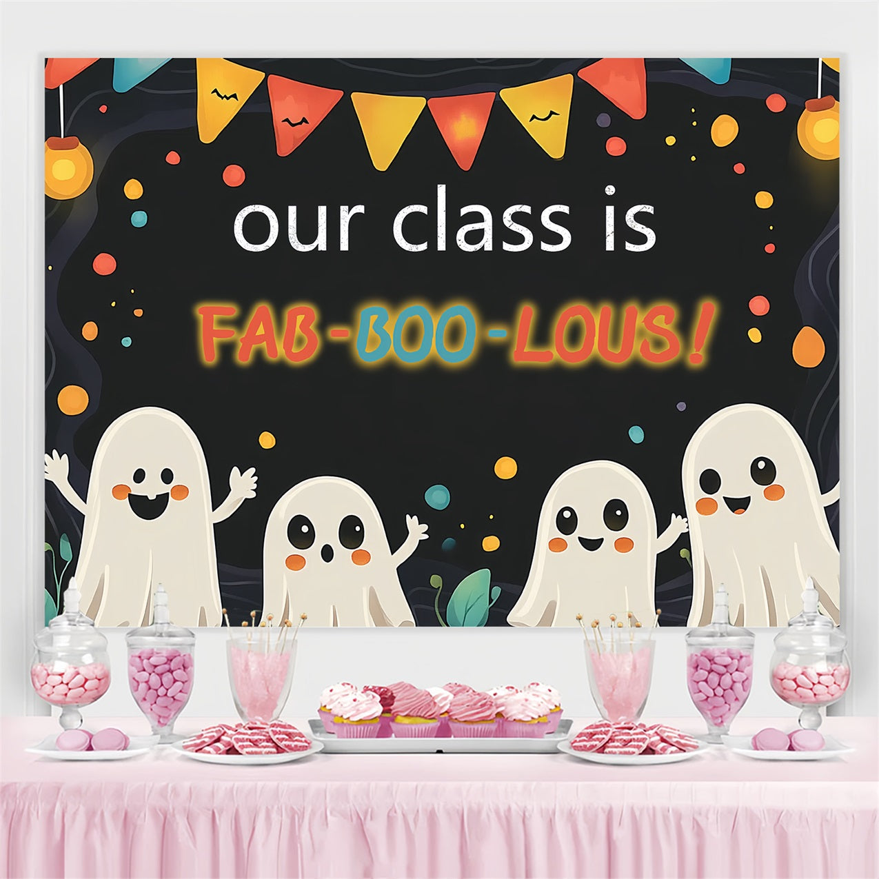 Toile de fond Rentrée des Classes École Mystique et Effrayante CSH3-69