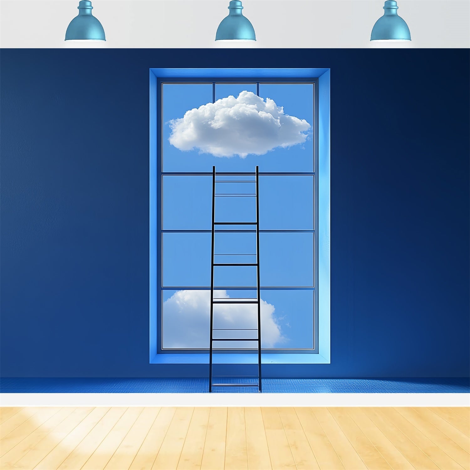 Toile de fond Ciel Calme Nuages Gonflés CSH4-237