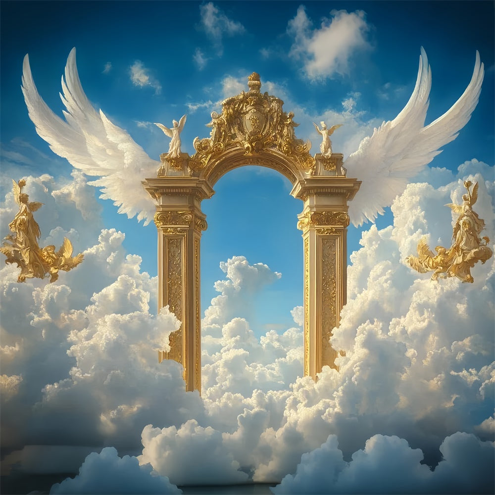 Toile de fond Ciel Portes du Paradis Ailes d’Ange CSH4-243