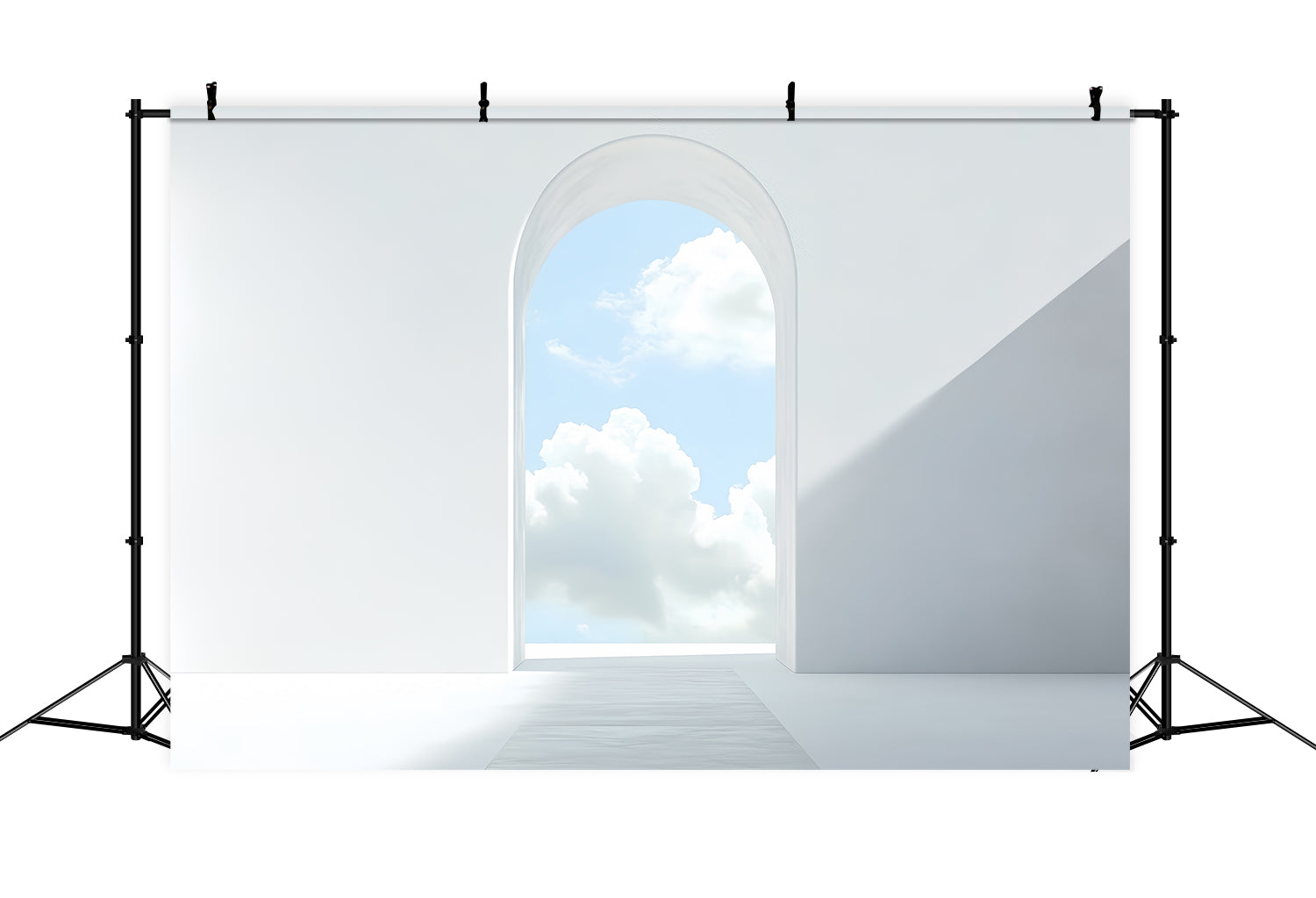 Toile de fond Ciel Nuages Arche Minimaliste CSH4-255