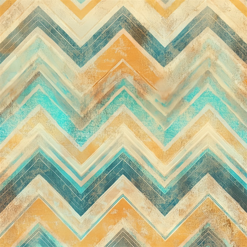 Toile de fond Vintage Pour Photoshoot Motif Abstrait Chevron CSH4-294