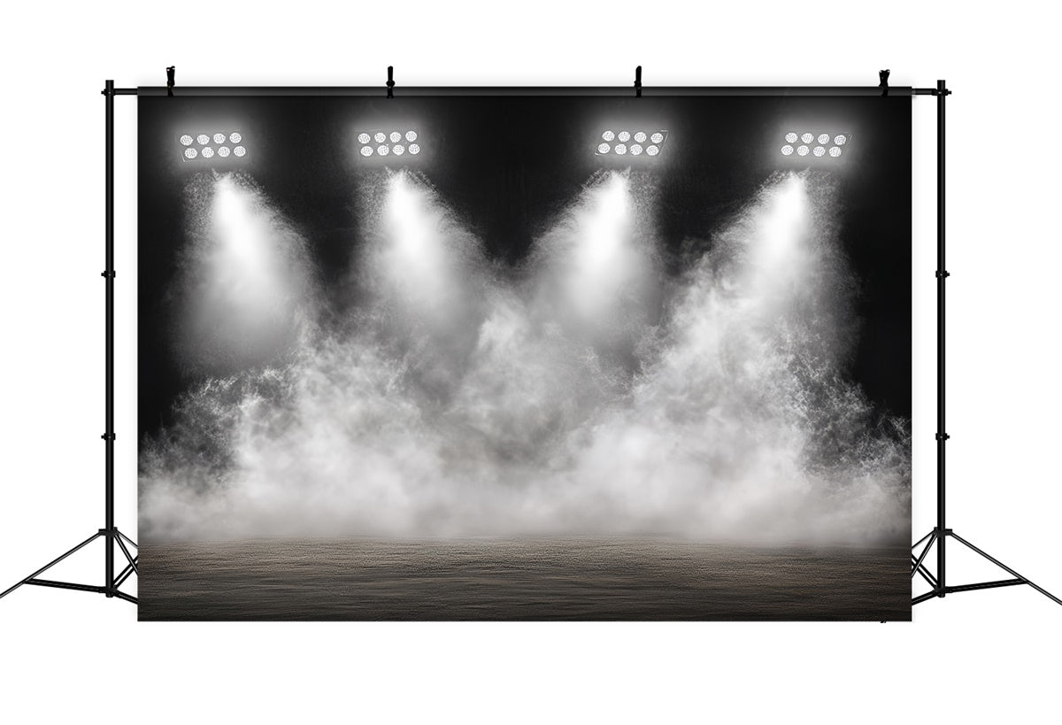 Toile de fond Idées Sport Arène Intérieure Lumières Fumée CSH4-364