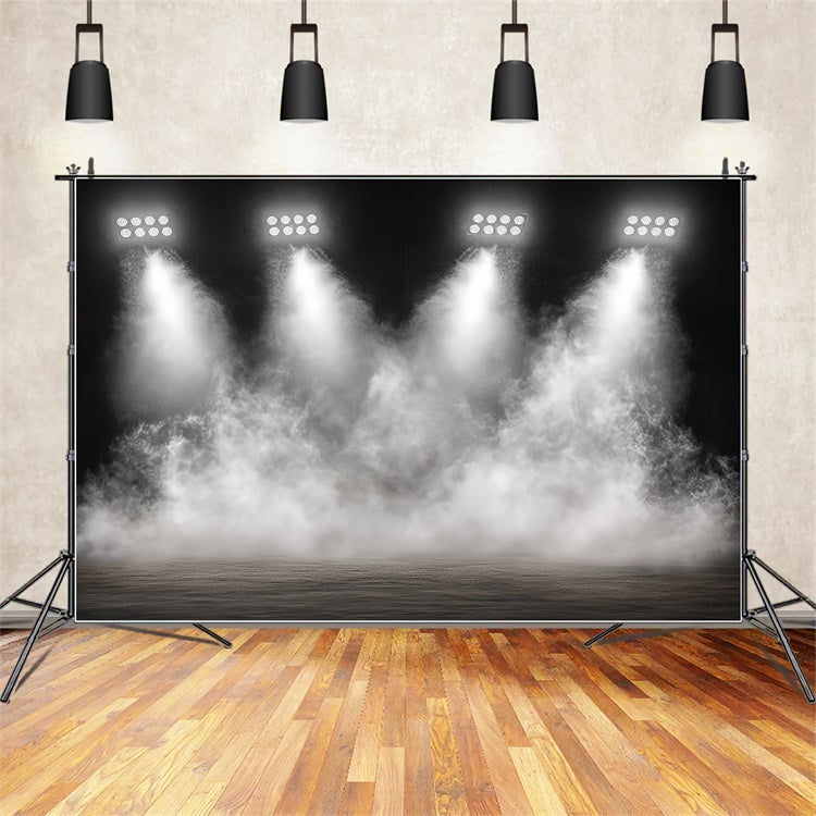 Toile de fond Idées Sport Arène Intérieure Lumières Fumée CSH4-364