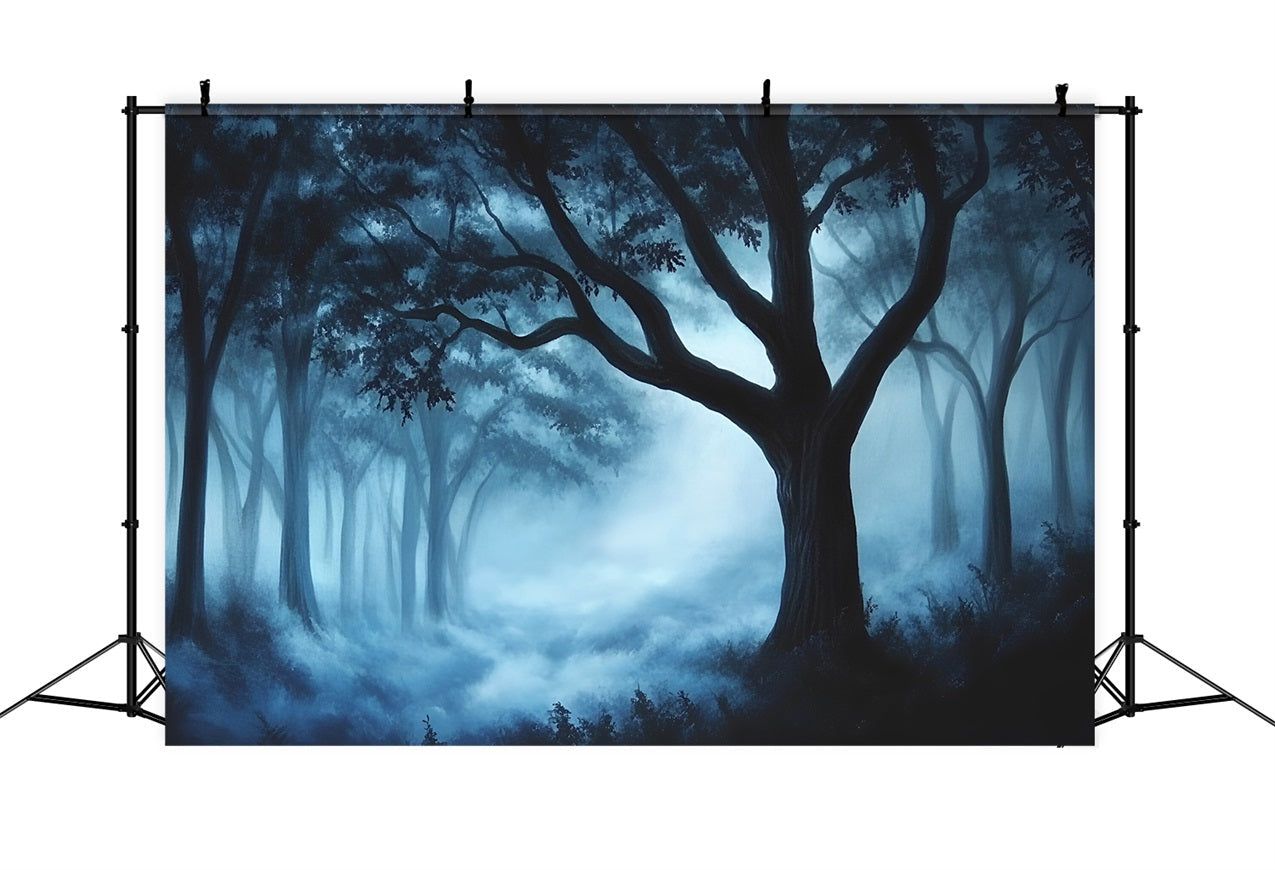 Toile de fond Sous-Bois Photo Brume Ancienne CSH4-89