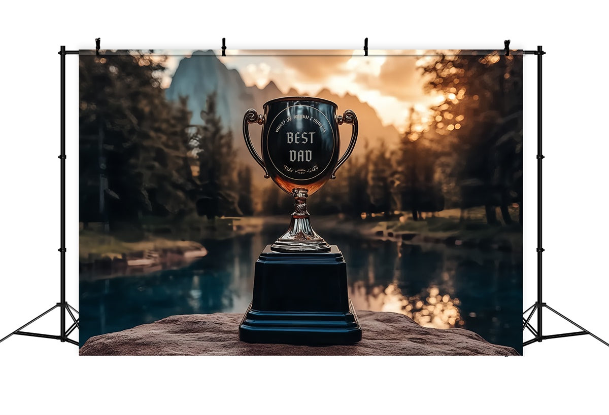 Toile de fond Fête des Pères Reflets du Lac Trophée CSH5-53