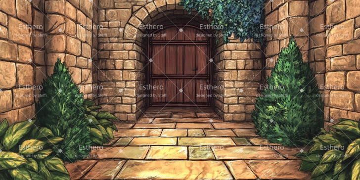 Fond de Scène Théâtre Porte Du Château CSH511-T29