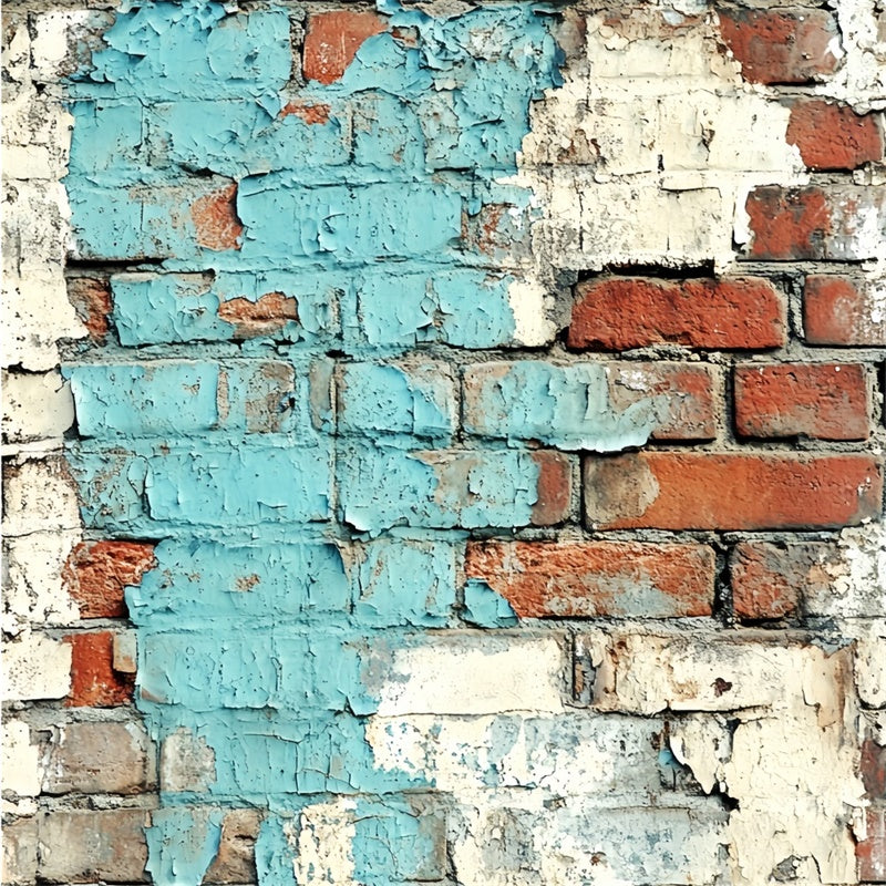 Toile de fond Brique Texture Bleue Urbaine Vieillie CSH6-155