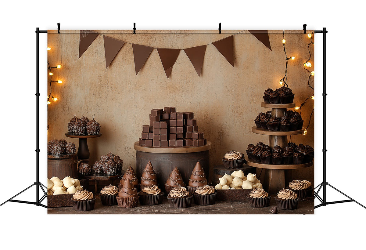 Toile de fond Cake Smash Délice Chocolat Gâteau CSH6-312