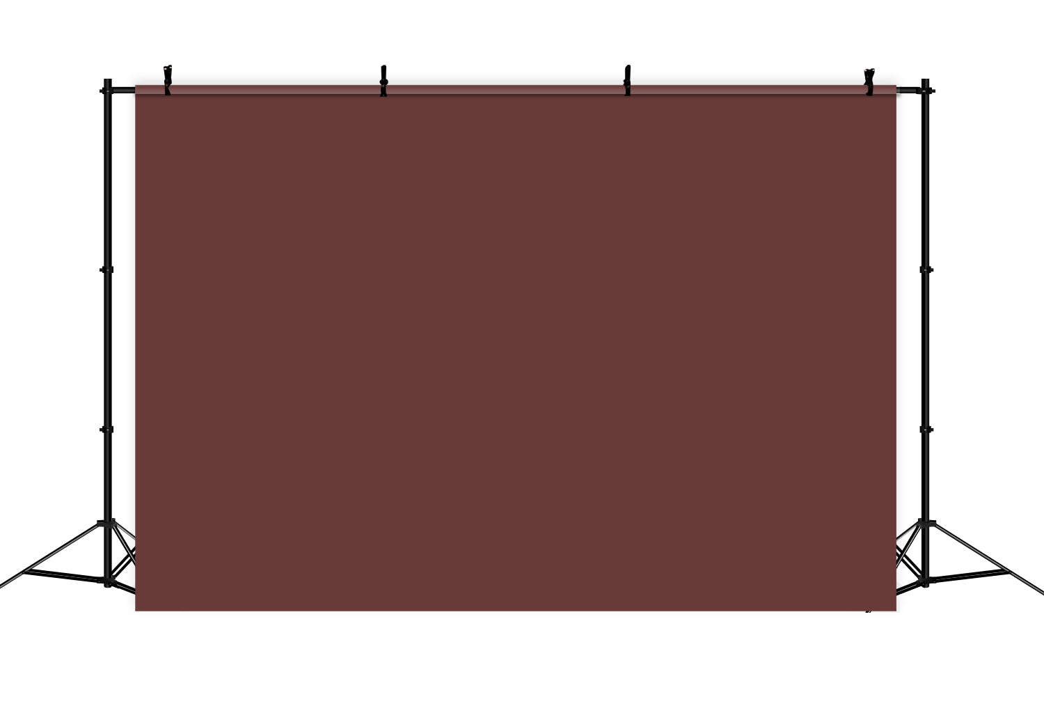 Toile de Fond Marron Marron Châtaigne Riche Ton Mat CSH62-25