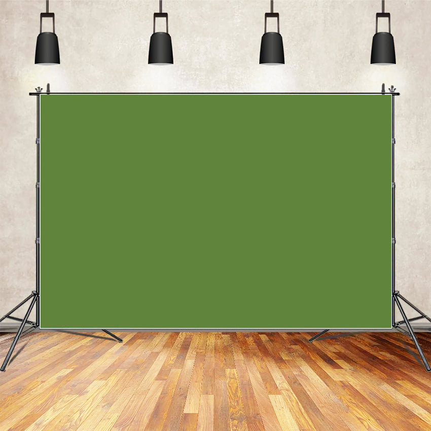 Toile de Fond Photographie Verte Vert Olive Terreux Teinte Unie CSH62-28