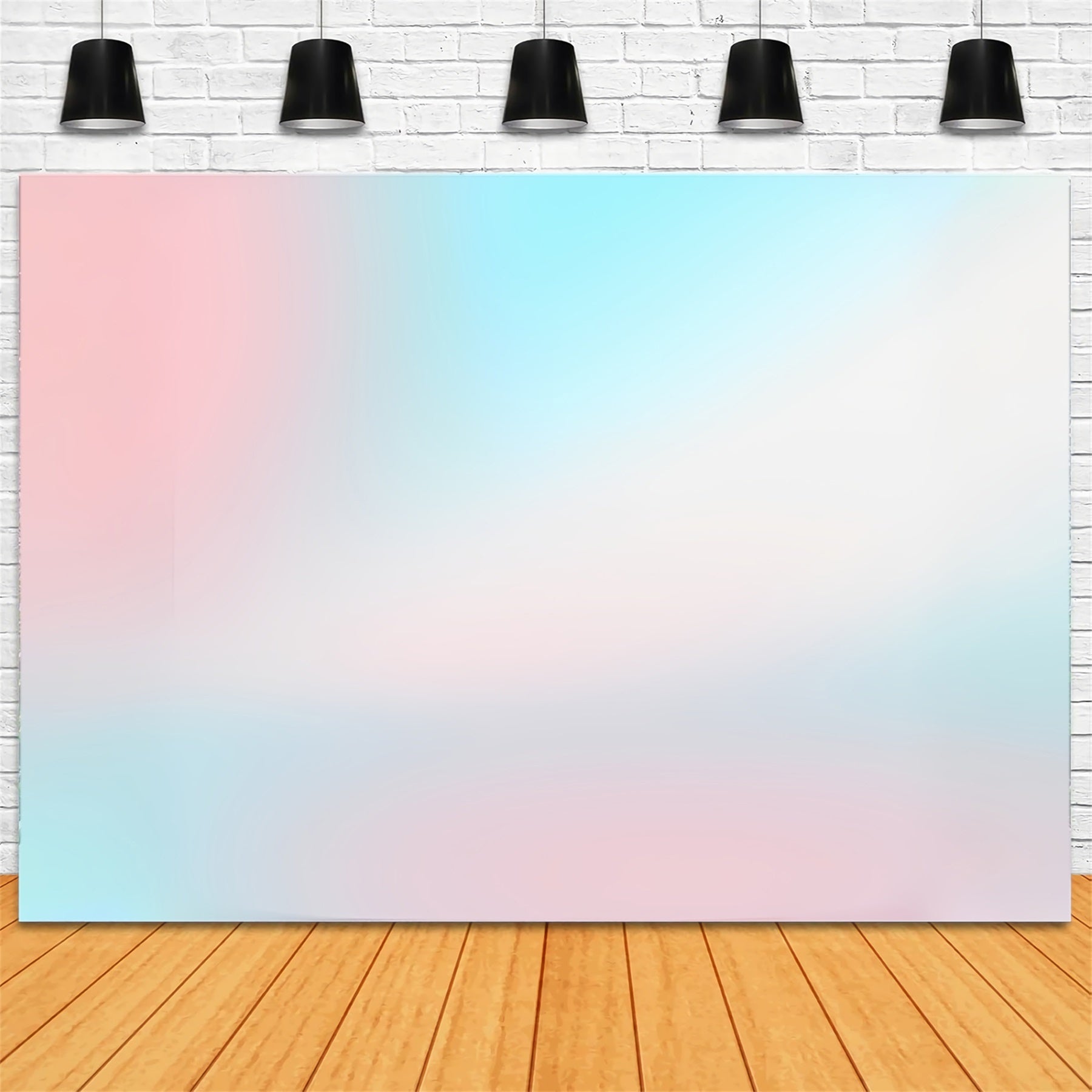 Fond Photo Dégradé Lueur Pastel Rose Bleu Douce CSH62-31