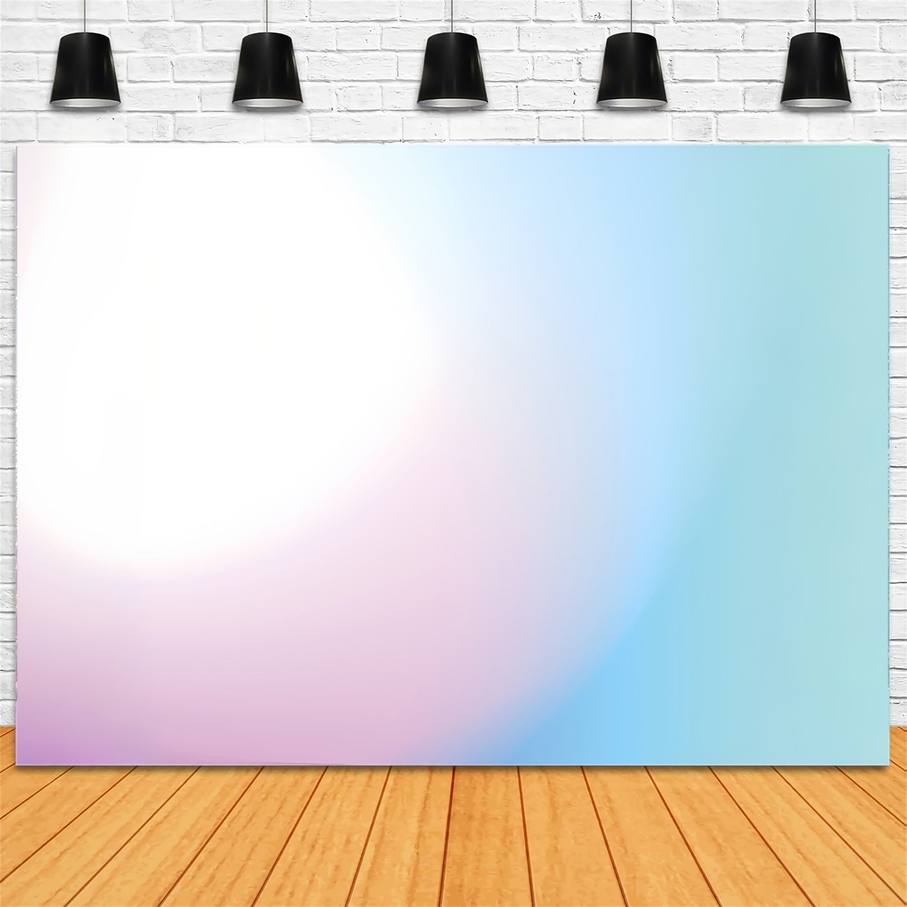 Fonds Dégradés Aura Lumineuse Bleu Clair Violet CSH62-34