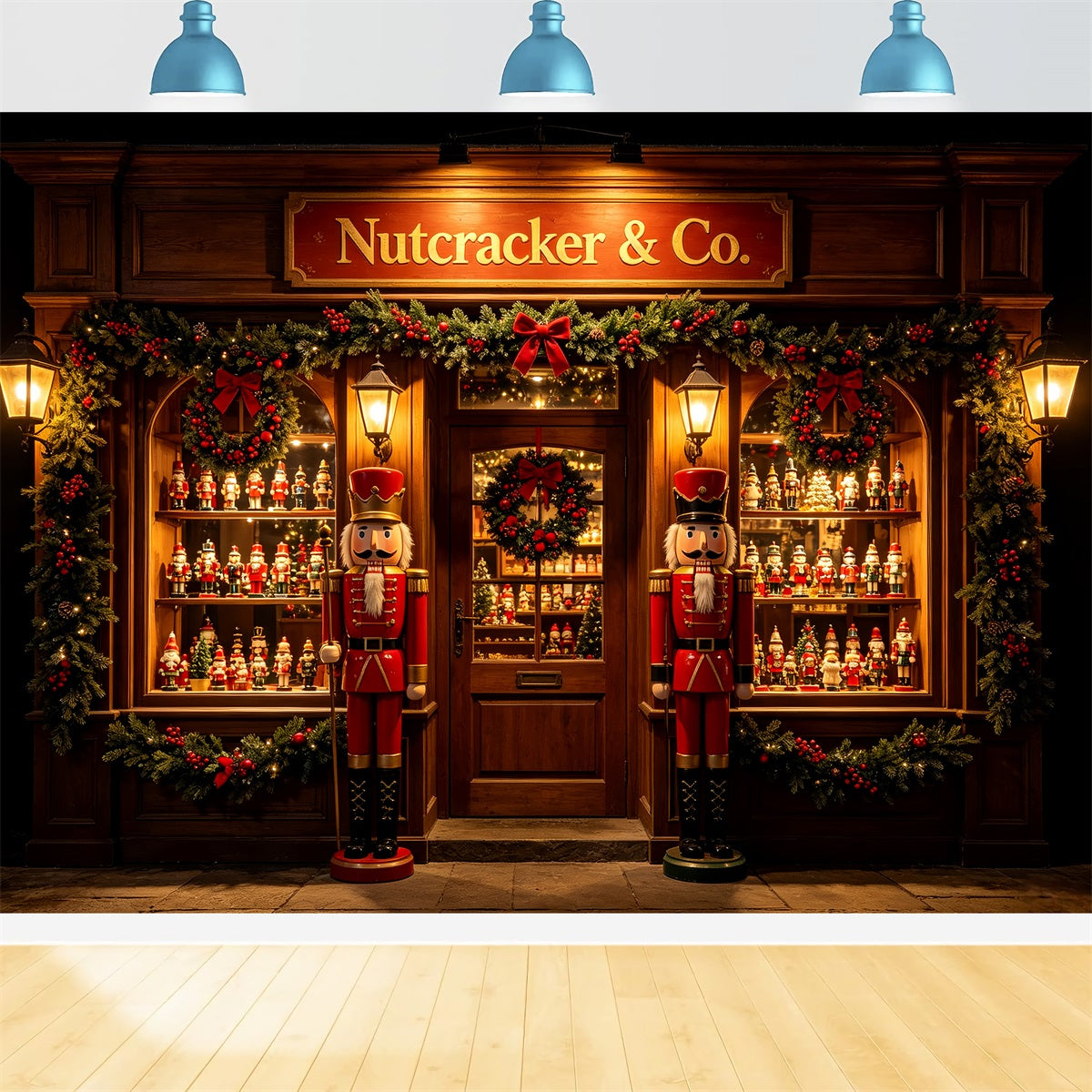 Décor De Scène De Fête Casse-Noisette Vitrine De Magasin De Jouets Casse-Noisette CSH69-71
