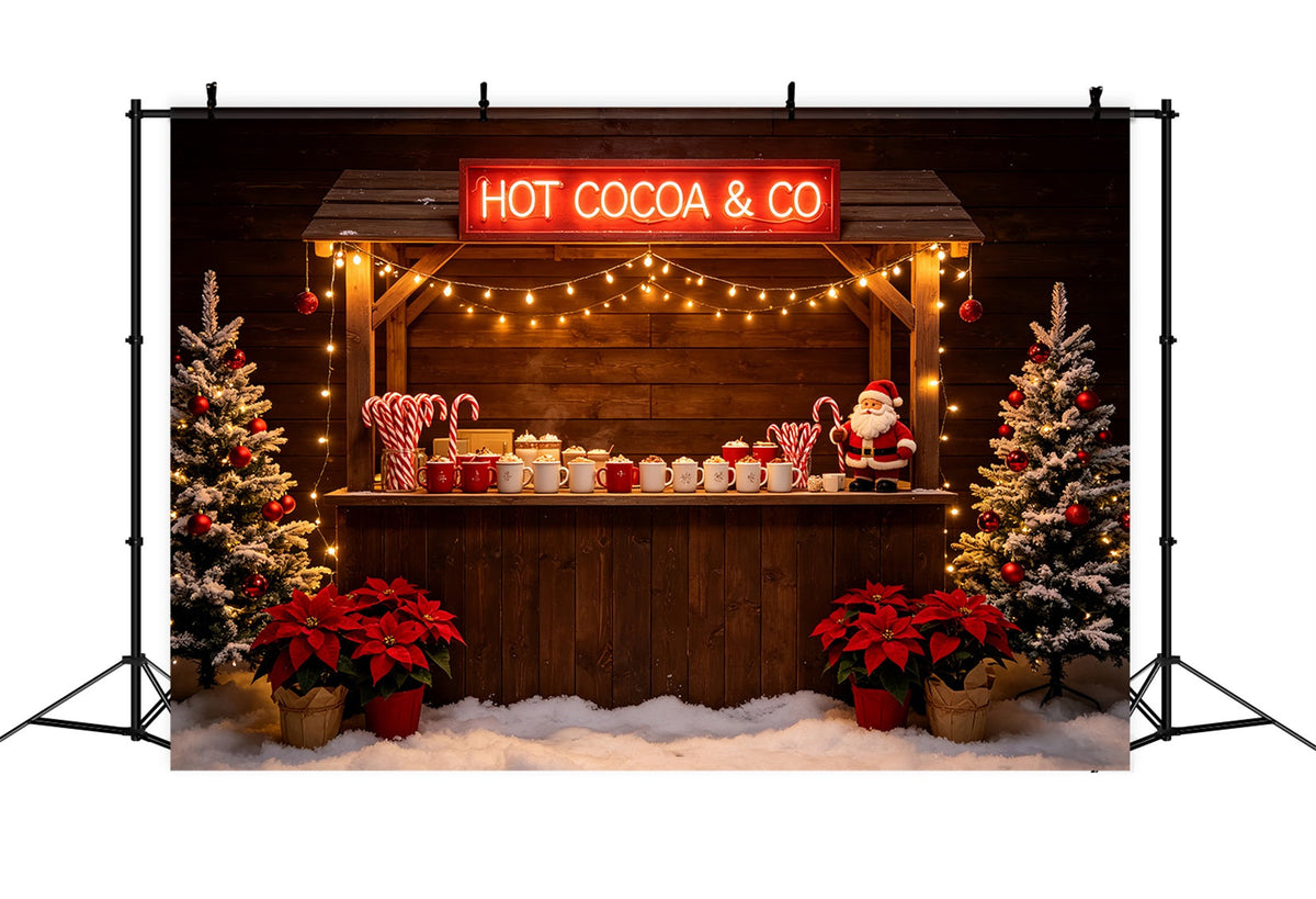 Décor De Noël Pour Une Fête Barre De Chocolat Chaud En Bois Décor De Fête De Noël CSH69-74
