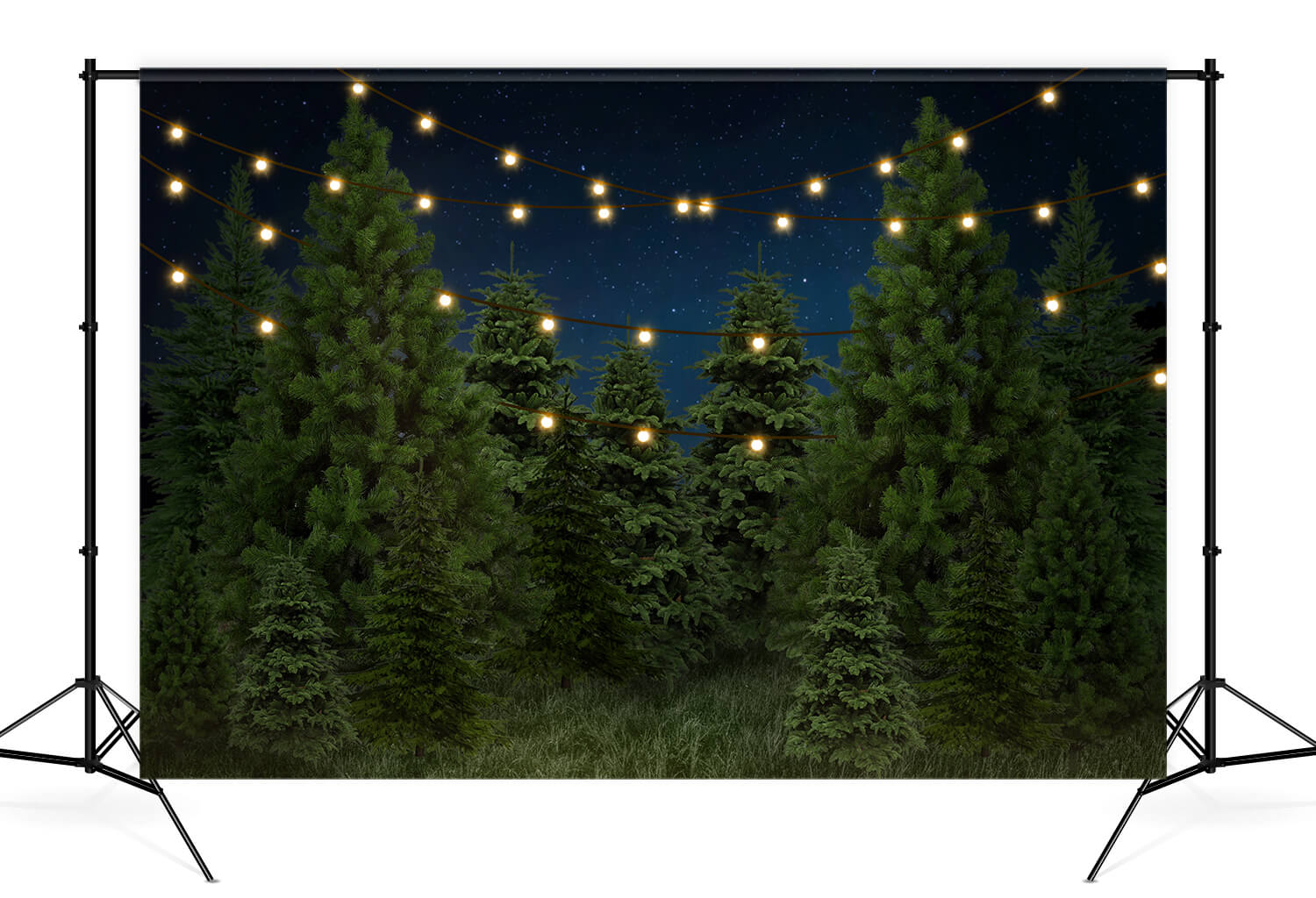 Arbre de Noël Ferme Veille Photo Toile de Fond D832