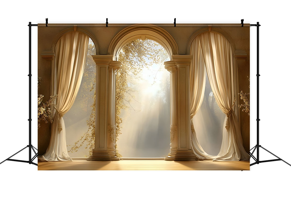 Toile de fond Fête des Mères Arche ensoleillée Paisible GQ2-177