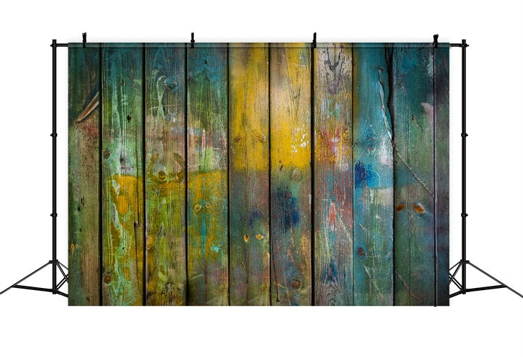 Toile de fond Bois Style Graffiti GQ4-130