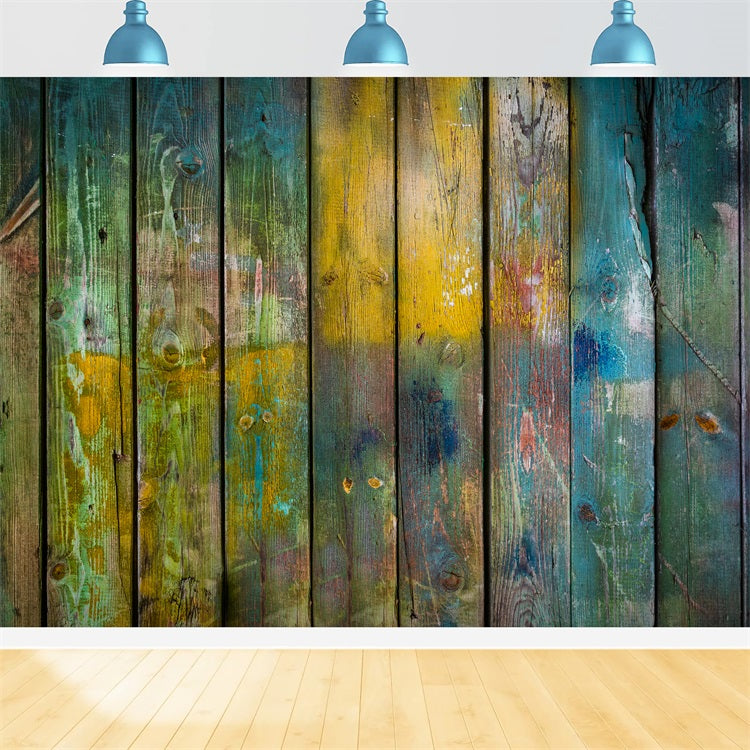 Toile de fond Bois Style Graffiti GQ4-130