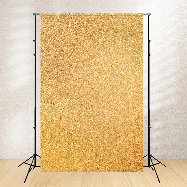 Toile de Fond Photo de Tête Professionnelle Paillettes Dorées Luxe GQ4-192