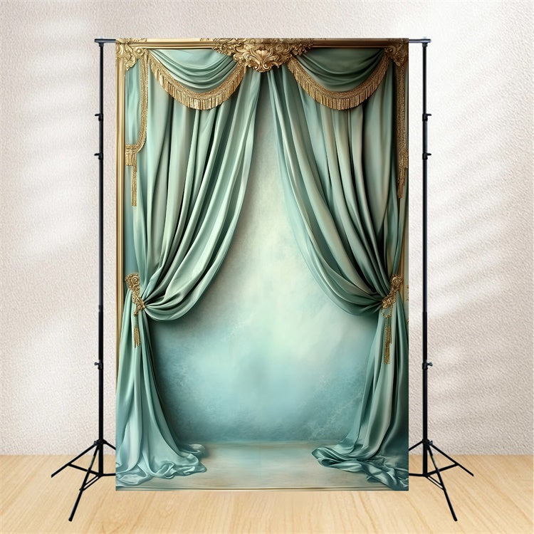 Toile de fond Photo Vintage Pour Photoshoot Rideau Opulent Charme Vintage GQ4-345