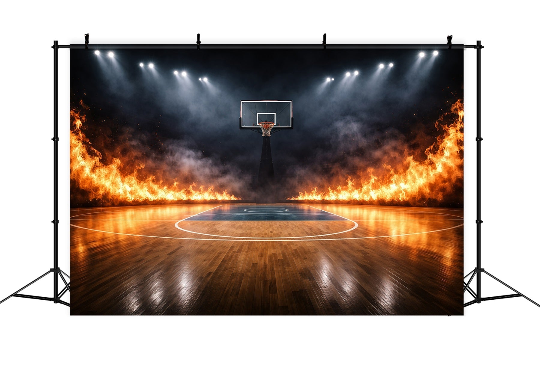 Fond Photo Sport Basketball Terrain Stade Infernal GQ61-88