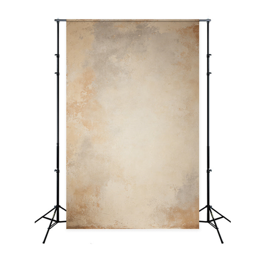 Fond Limewash Beige Chaud Texture Stuc Vieilli Portrait GQ64-31