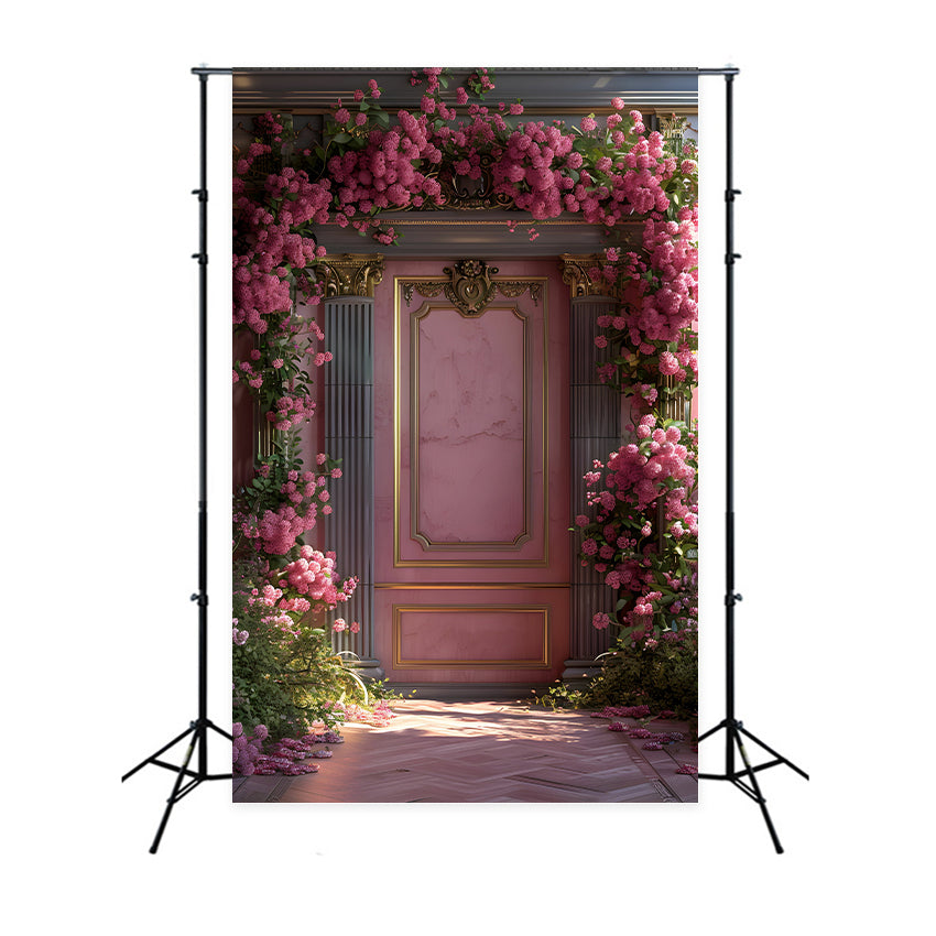 Toile de Fond Artistique Mur Floral Baroque Romantique GTY-75