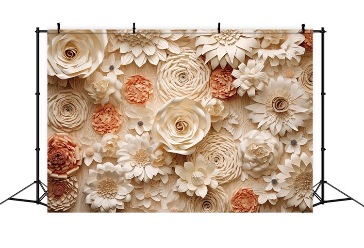 Toile de fond Maternité Mur Floral Fait Main Vintage GTY2-32