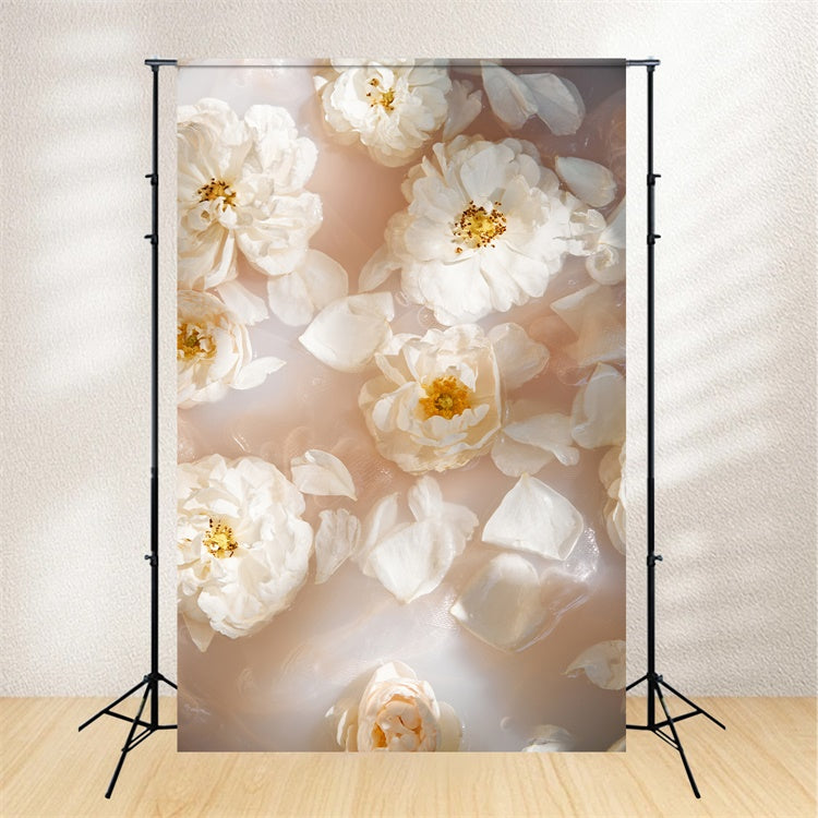 Toile de fond Maternité Pétales Flottants Douce Élégance GTY2-41